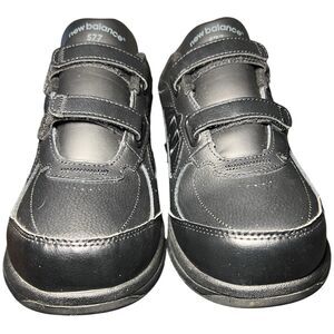 New Balance 577 Black Hook-And-Loop Comfort Shoes Size Men’s 8.5/Women’s 10